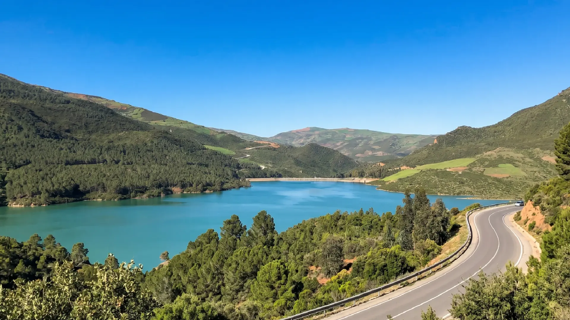 Road between Tangier and Chefchaouen Road between Tangier and Chefchaouen