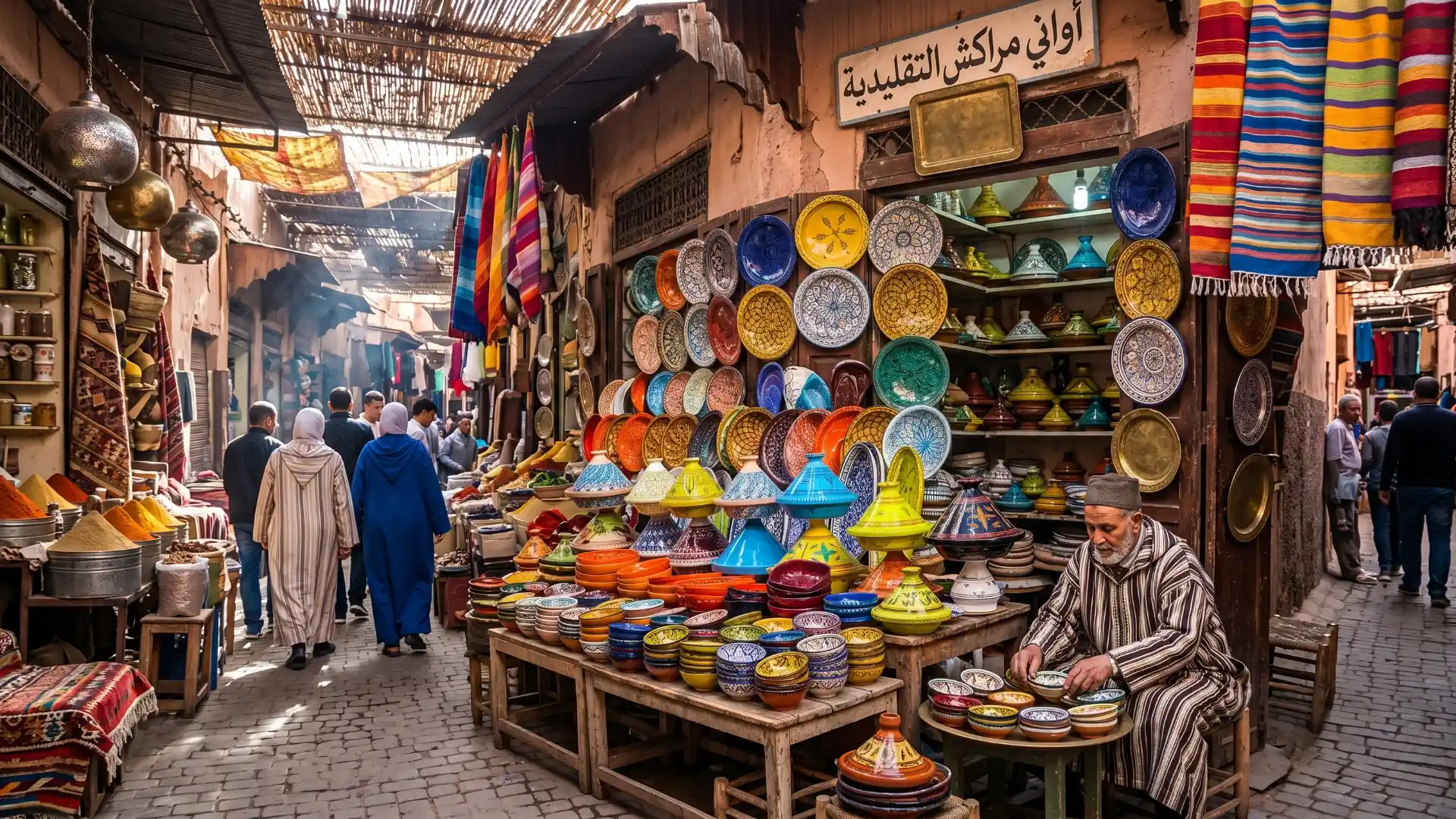 Souks in Marrakech